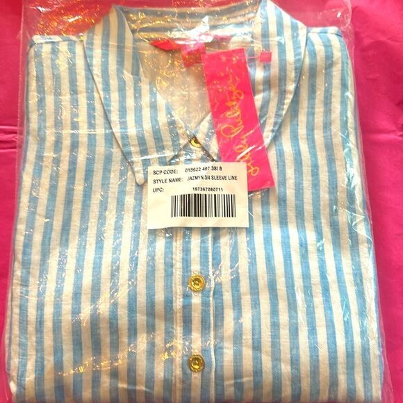 Lilly Pulitzer Jazmyn Linen Tunic Dress - Picture 4 of 5